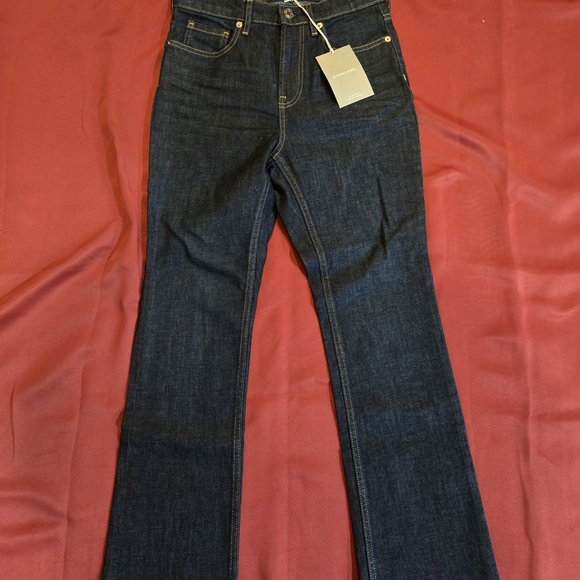 Everlane Women's High Rise Dark Indigo Jeans No Strech - Picture 4 of 8